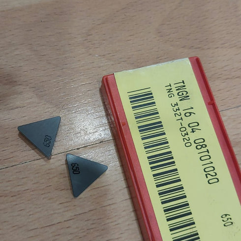 Ceramic turning inserts TNGN 160408T01020 650